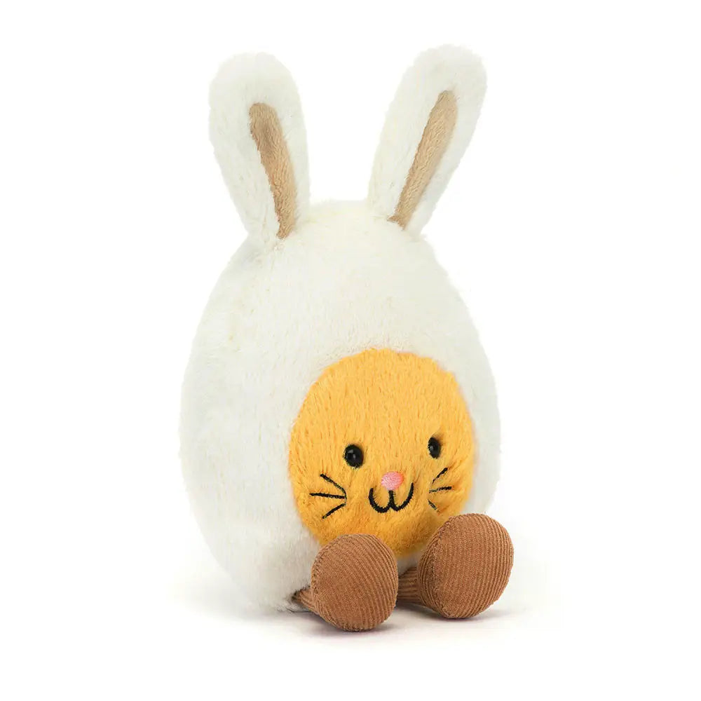Jellycat Amuseable Bunny Egg Plush Toy - Soft & Cuddly Stuffed Animal for Kids & Adults - Perfect for Easter Gifts, Nursery Decor, and Collectibles