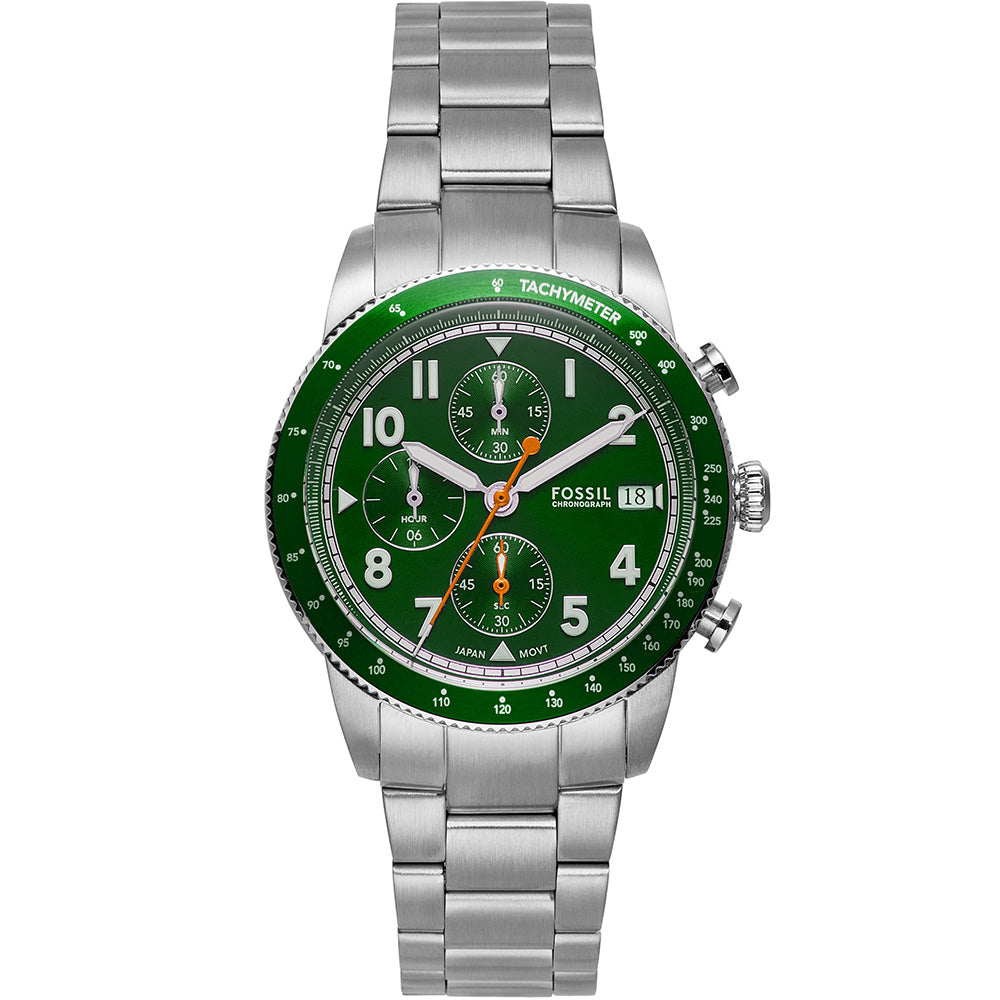 Fossil Sport Tourer FS6048 Chronograph Watch for Men - Waterproof Stainless Steel Casual Dress Watch - Perfect for Business, Outdoor & Everyday Wear