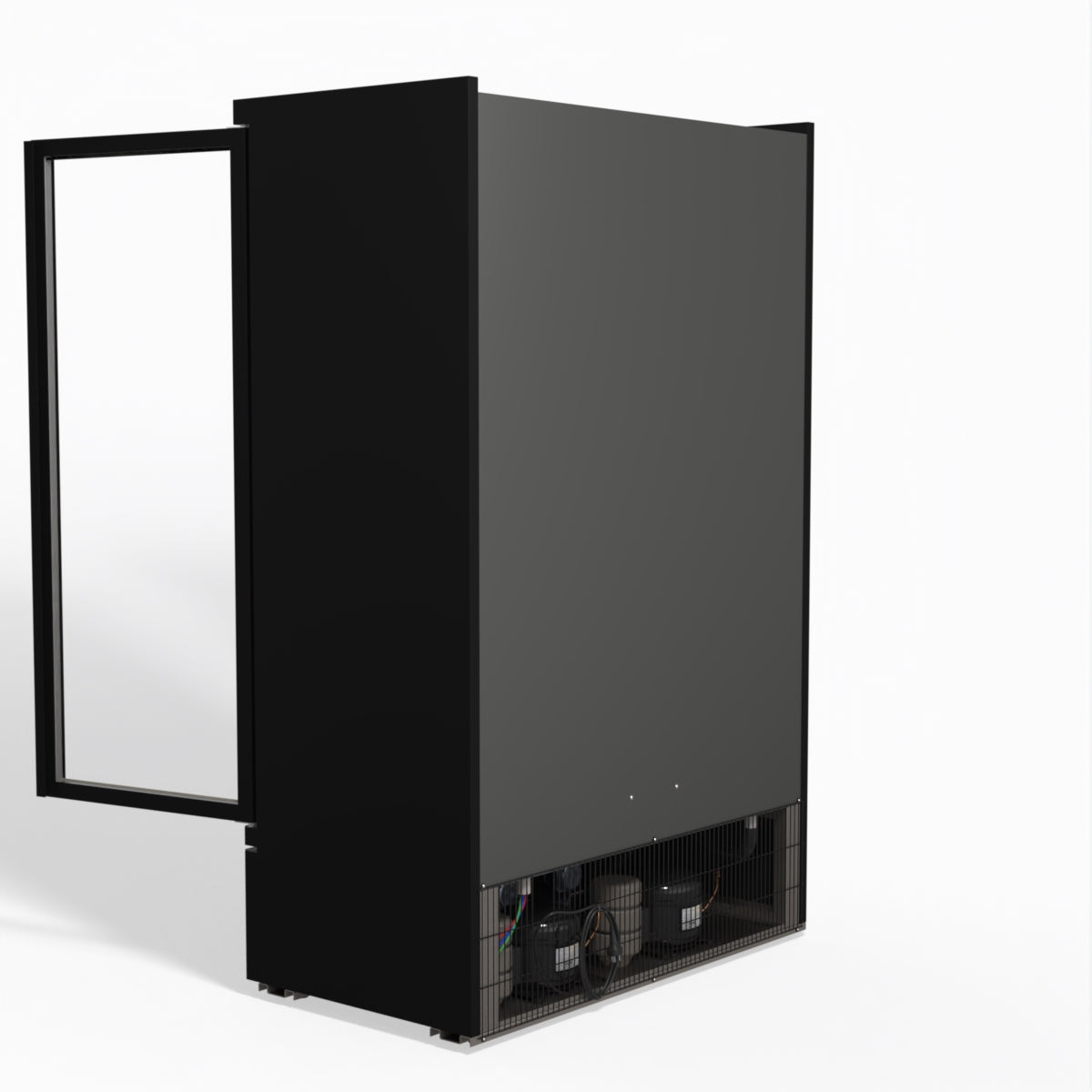 AG Supermarket Commercial Two Glass Door Upright Display Refrigerator 1000L - Perfect for Grocery Stores, Restaurants & Convenience Stores