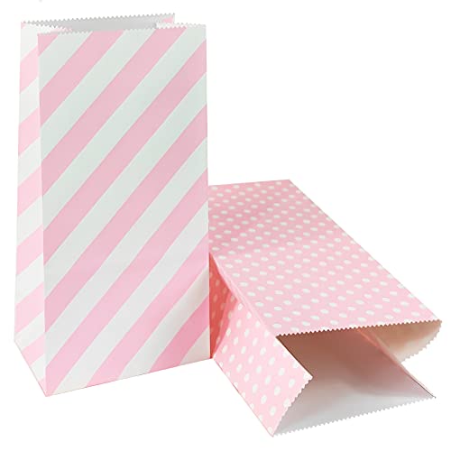 Stirped Dots Pink 50