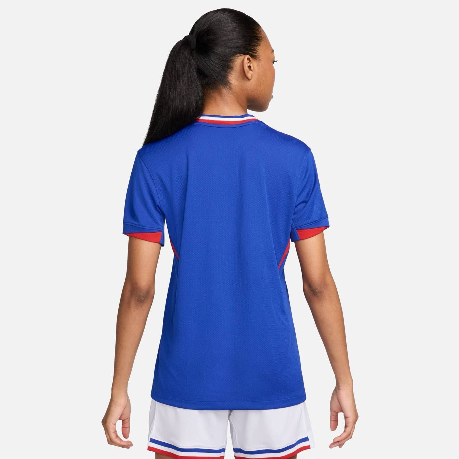 France FFF 2024/25 Stadium Home Soccer Jersey - Official Authentic Football Shirt for Men - Perfect for Matches, Training & Fan Support