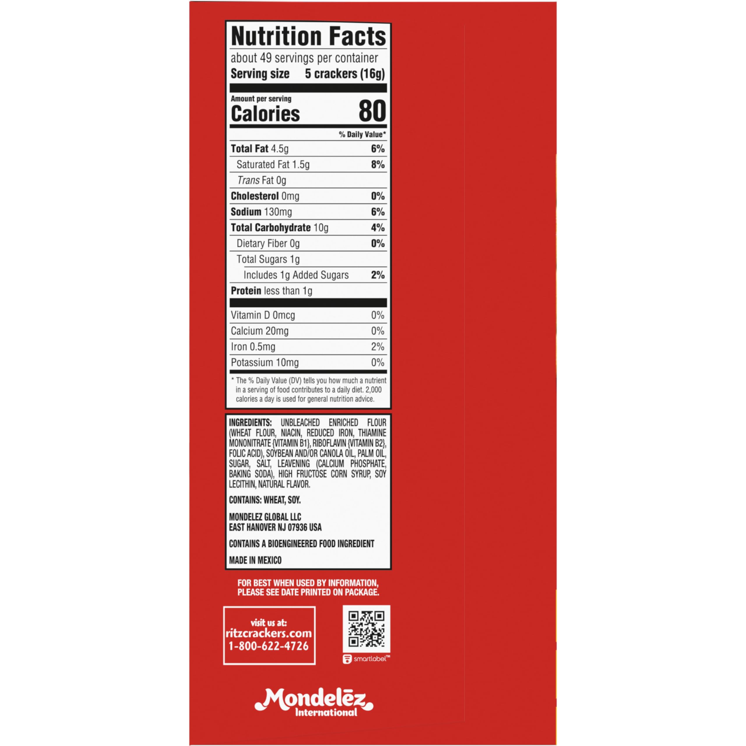 RITZ Original Crackers - Family Pack (6-27.4 oz) | Bulk Snacks for Kids & Adults | Perfect for School Lunches, Office Snacks & Party Platters | Delicious Buttery Flavor | Crunchy Baked Crackers