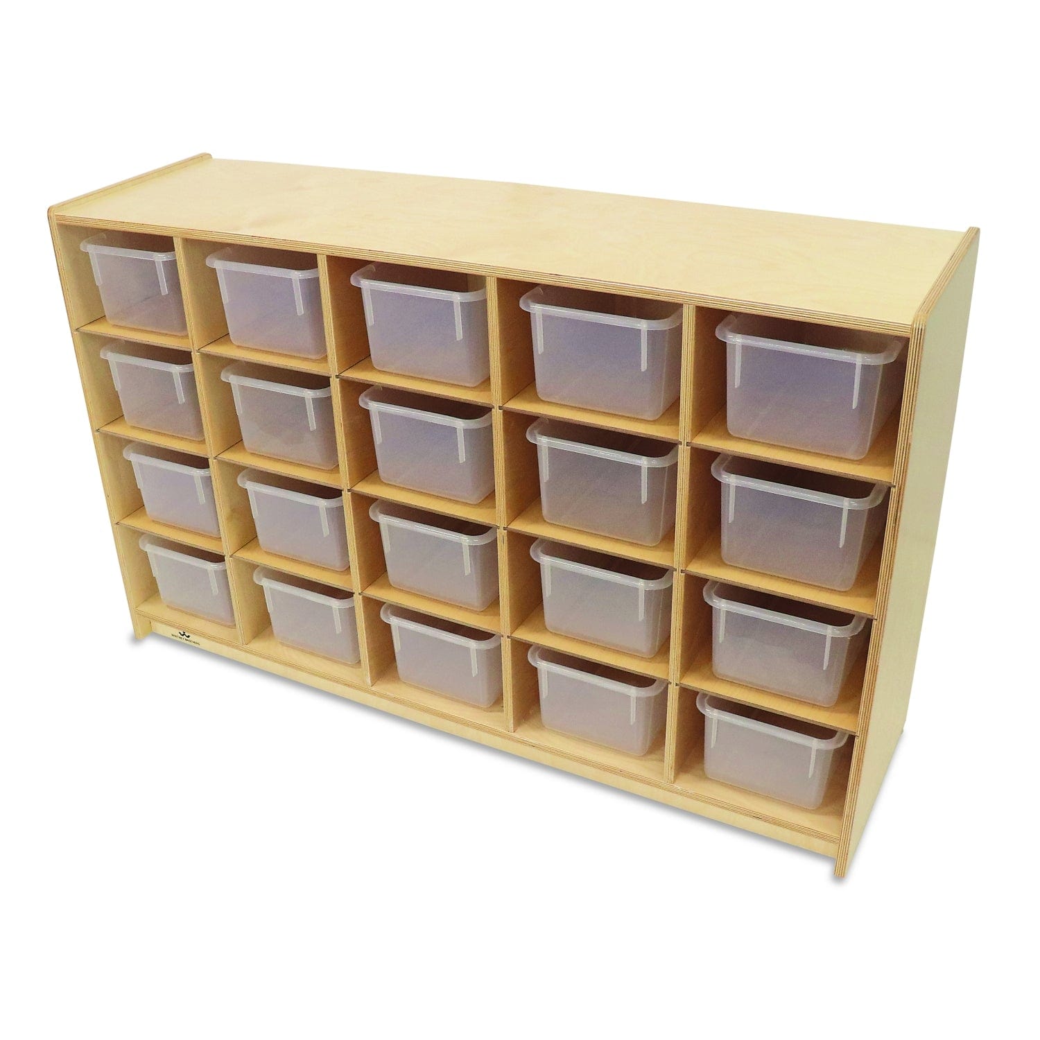 Wooden Cubby Storage Cabinet with 20 Removable Trays - Organizer for Kids Toys, Craft Supplies & Home Office Accessories - Perfect for Playrooms, Classrooms & Closet Organization