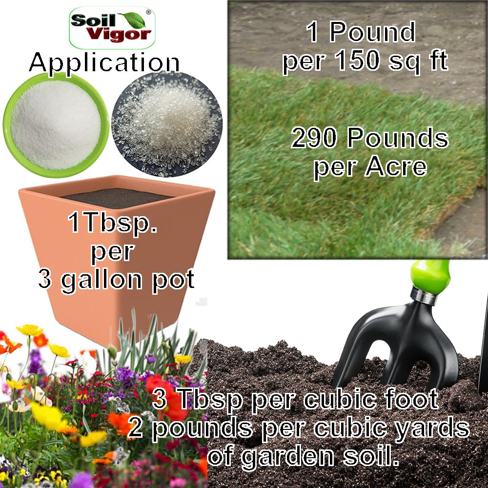 2 Pounds Water Absorbing Crystal Polymer Soil - Moisture Retention Beads for Plants, Flowers, Vegetables - Ideal for Indoor/Outdoor Gardening & Drought Conditions