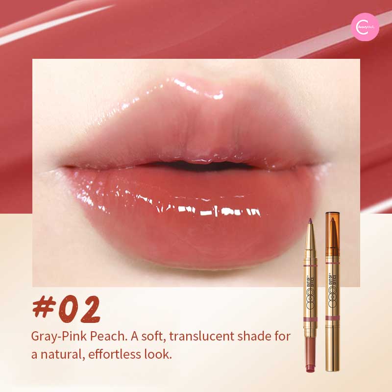 OUT OF OFFICE Dual Ended Sculpting Lip Gloss - Plumping & Hydrating Lipstick for Full Lips - Perfect for Day to Night Makeup & Special Occasions