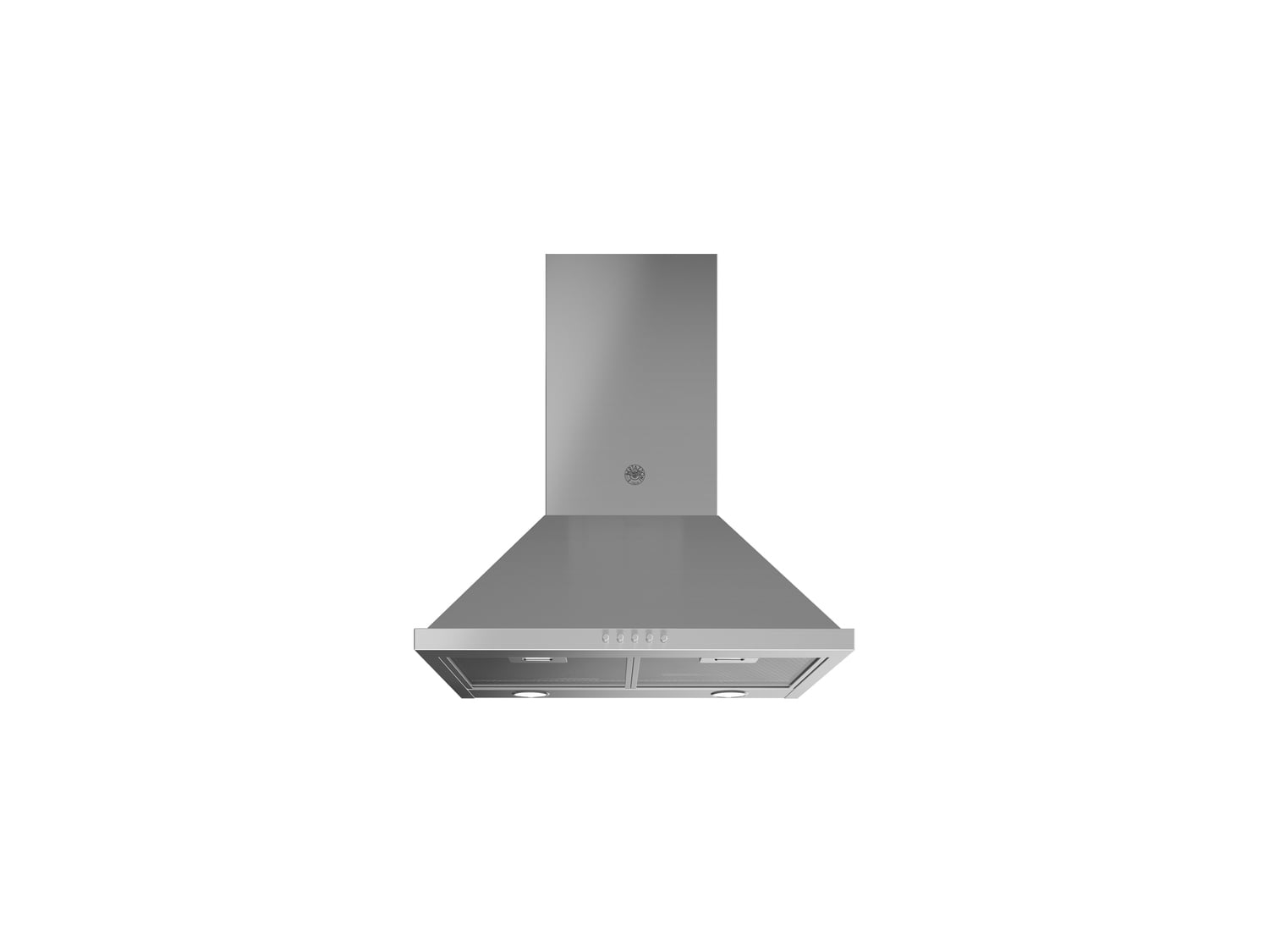 Bertazzoni KCH24XV 24-Inch Stainless Steel Chimney Range Hood - 600 CFM Powerful Ventilation for Kitchen - Perfect for Modern Homes & Professional Cooking Spaces