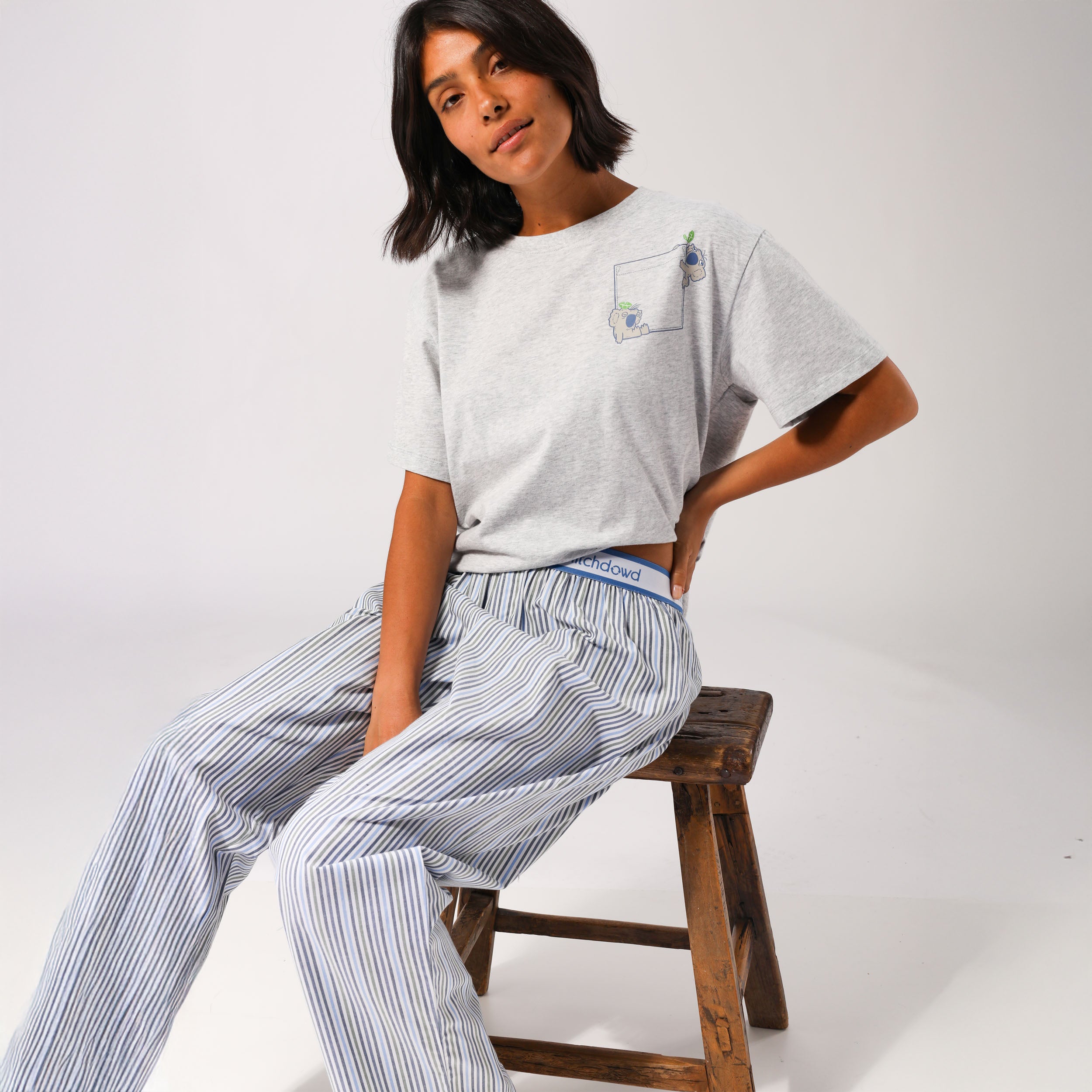 Women's Striped Sleep Pants - Soft & Comfortable Lounge Pajama Bottoms for Nightwear & Relaxation at Home