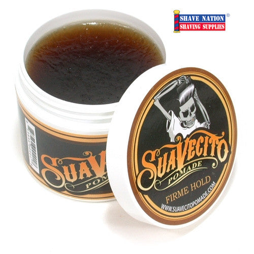 Suavecito Firme Hold Hair Pomade for Men - Strong Hold Styling Wax with Natural Shine - Perfect for Slick Back, Pompadour & Classic Hairstyles