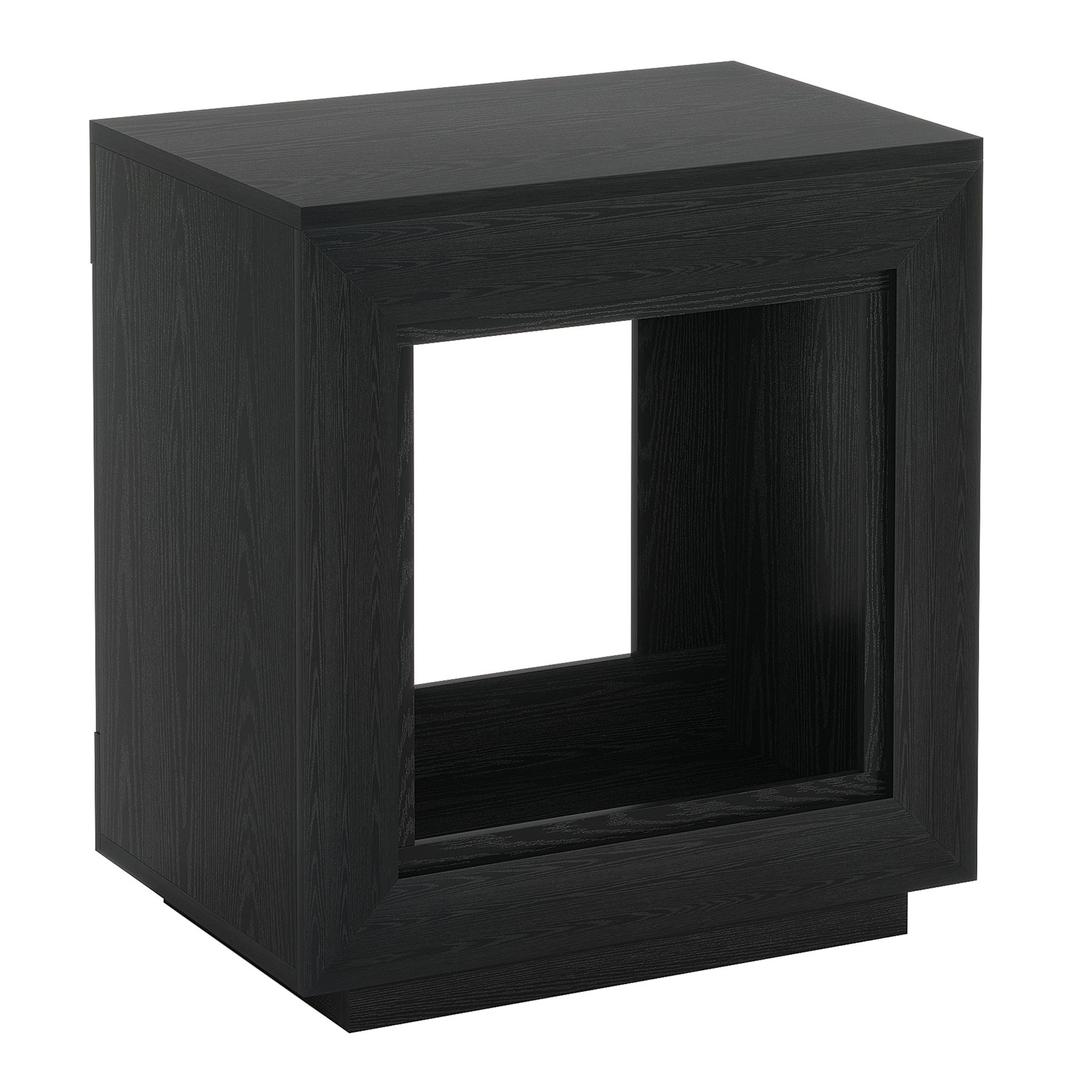 Square Wooden End Table with Storage - Modern Nightstand for Bedroom, Living Room & Office - Perfect for Small Spaces & Home Decor