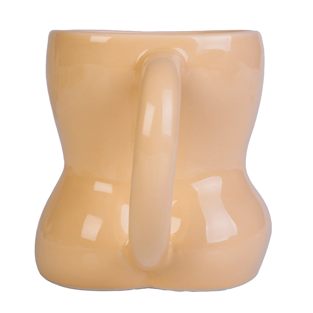 Funny 3D Bouncing Boobs Coffee Mug - Novelty Rude Ceramic Cup for Office Pranks & Gag Gifts - Perfect for Birthday Parties, Bachelor Parties & White Elephant Exchanges