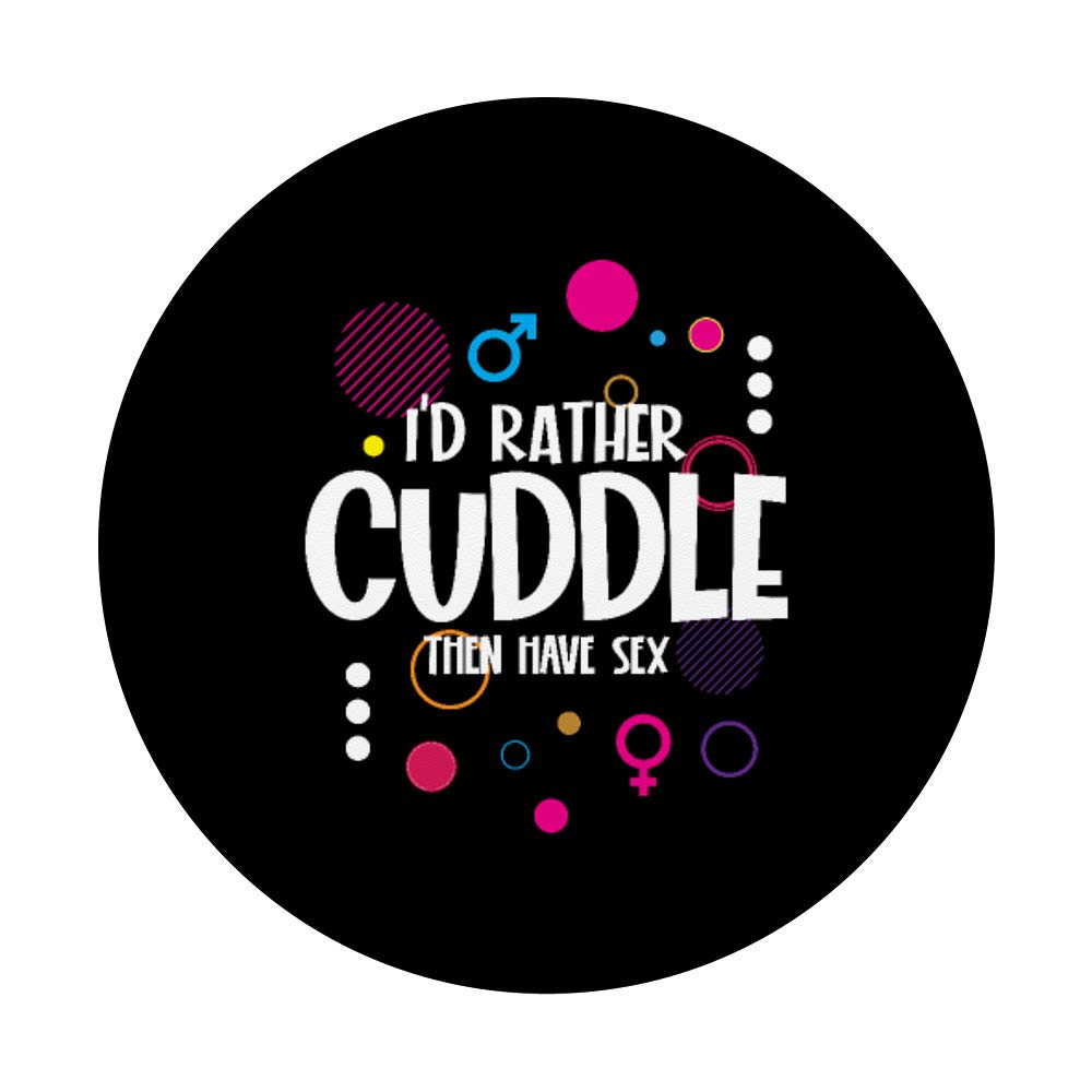 Kinky Cuddle Sexy Valentines Day Gift for Couples - Swappable PopSockets PopGrip Phone & Tablet Stand (Perfect for Romantic Dates, Anniversaries & Playful Moments)
