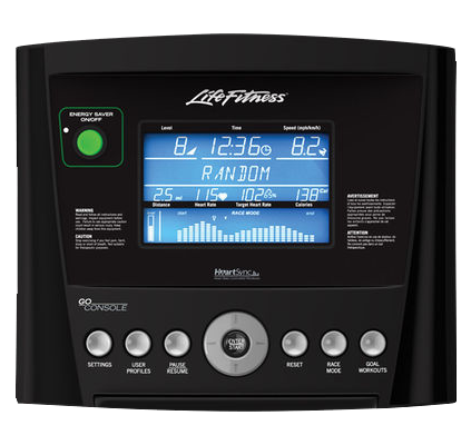 Life Fitness E1 Elliptical Cross Trainer - Low Impact Cardio Machine for Home Gym, Commercial Use | Perfect for Weight Loss, Full Body Workout & Joint-Friendly Exercise