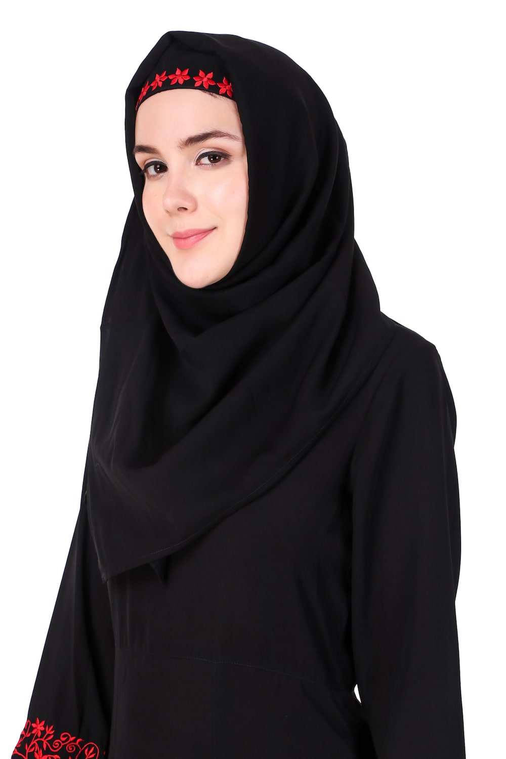 Black Nida Hijab - Modest Muslim Scarf for Women - Perfect for Prayer, Daily Wear & Special Occasions