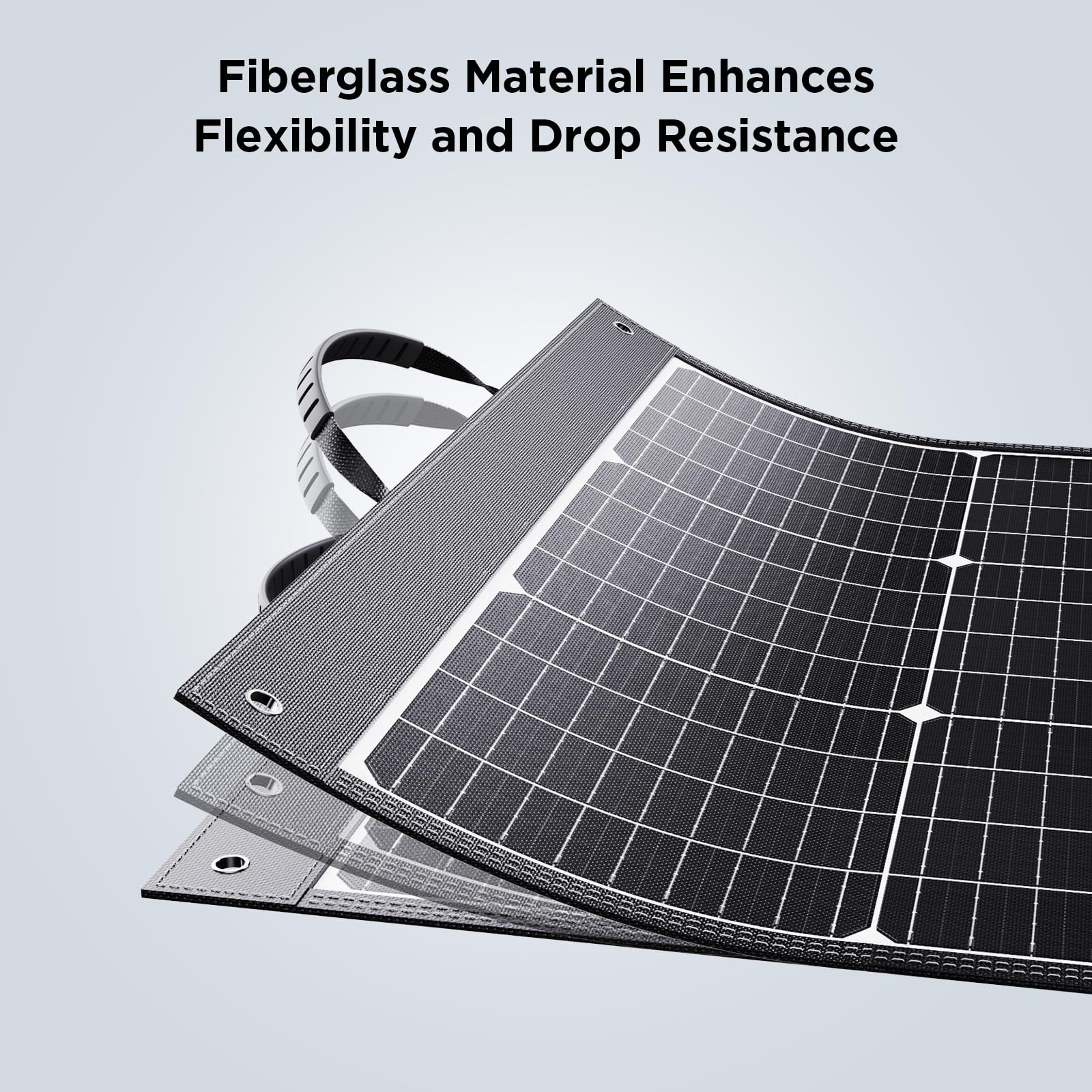 100W Portable Solar Panel for Power Station - 9BB Ultralight Foldable Solar Charger with USB-A & USB-C Output, 23.5% High Efficiency, IP67 Waterproof, Adjustable Kickstands - Perfect for Camping, RV Trips, Emergency Power During Blackouts