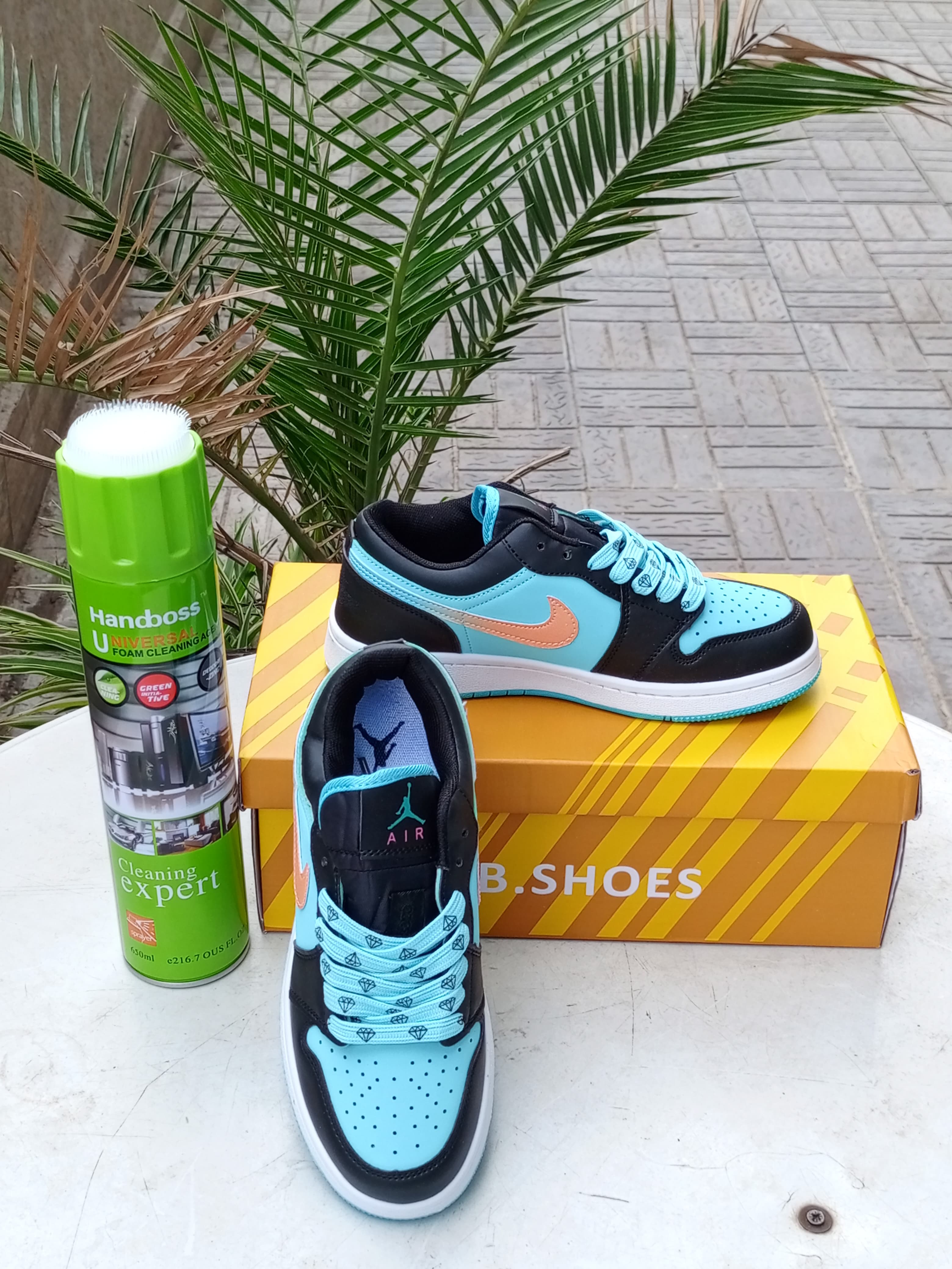Air Jordan 1 Low Sneakers for Men & Women - Black, Teal & Coral Retro Basketball Shoes - Perfect for Casual Wear, Street Style & Sneaker Collection