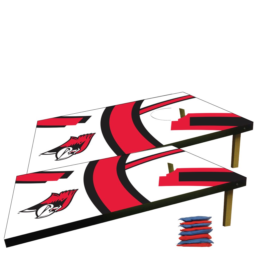 VictoryStore Gift Games - Illinois State University Cornhole Bag Toss Game for Tailgating, Backyard Fun, and College Parties