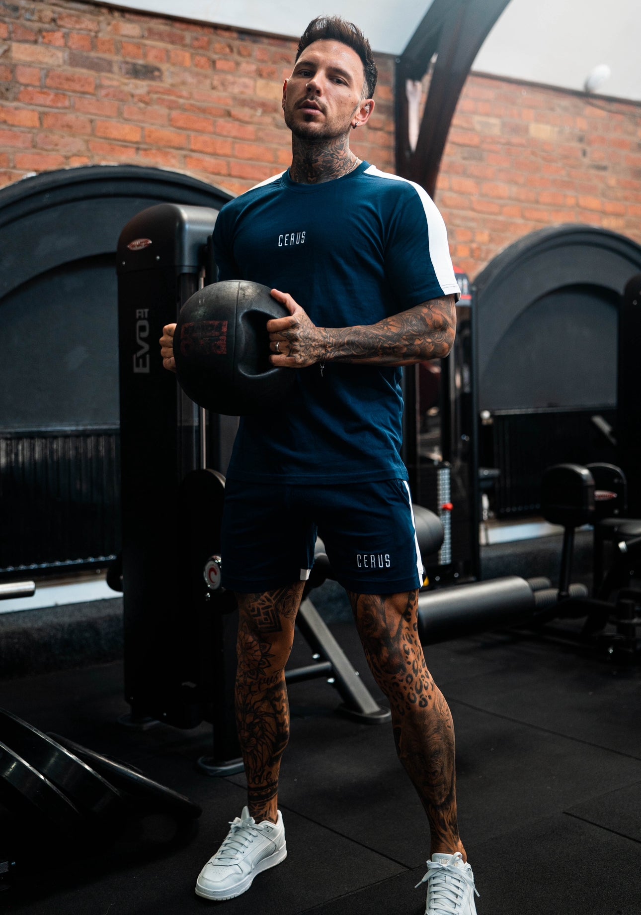 Cerus Navy Alexander Shorts - Men's Casual Athletic Shorts with Pockets | Perfect for Running, Gym, Travel & Everyday Wear