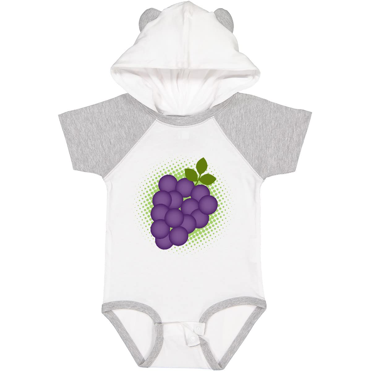 Inktastic Grapes Vineyard Fruit Grape Grower Baby Bodysuit - Soft Organic Cotton Onesie for Newborns & Infants - Perfect for Family Vineyard Visits & Fruit Picking Outfits