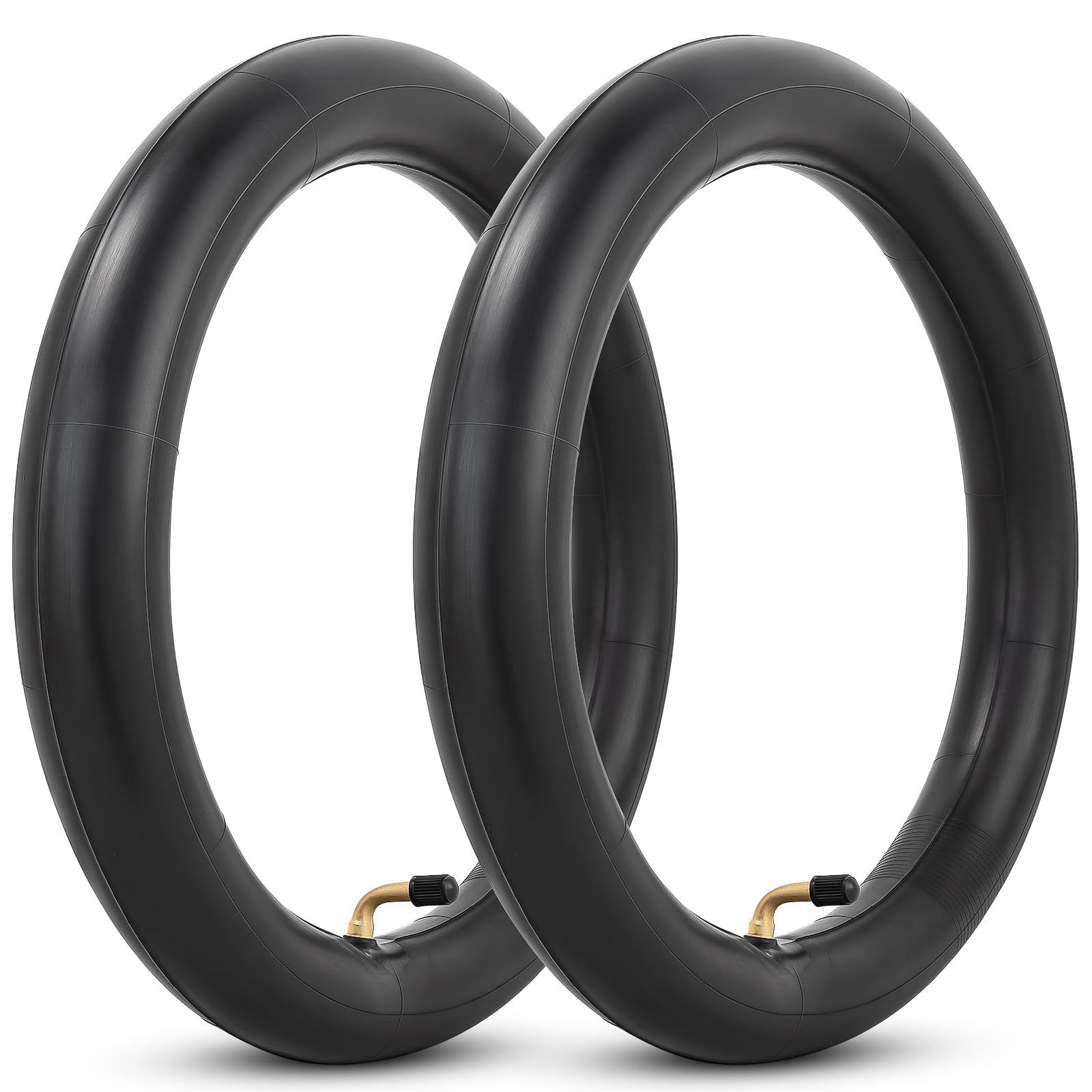 14 x 2.125 Heavy-Duty Inner Tubes for Electric Bikes & Scooters - 40% Thicker, 2-Pack Replacement Tubes - Perfect for Commuting, Off-Roading & Urban Riding