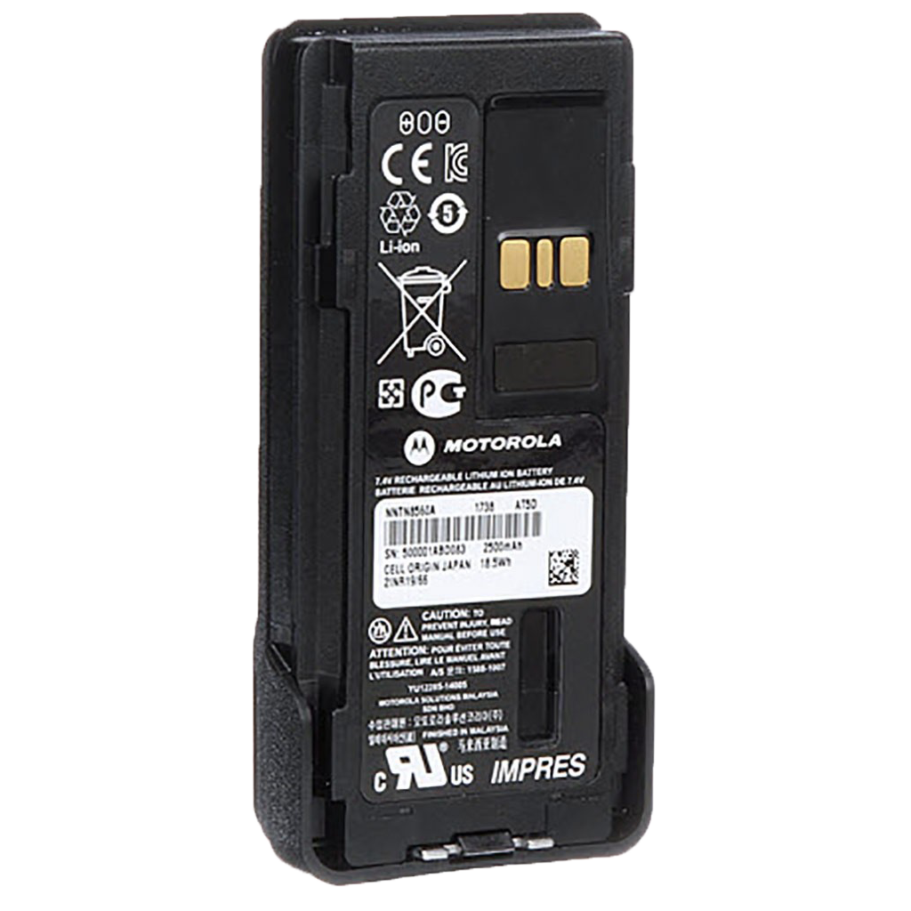 Motorola NNTN8560 IMPRES Li-ion Battery - High Capacity Rechargeable Battery for Two-Way Radios | Ideal for Business, Security & Outdoor Communication