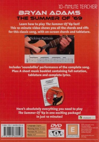 Bryan Adams - Summer Of '69 DVD | Ten Minute Teacher | Music Education & Classroom Learning Resource