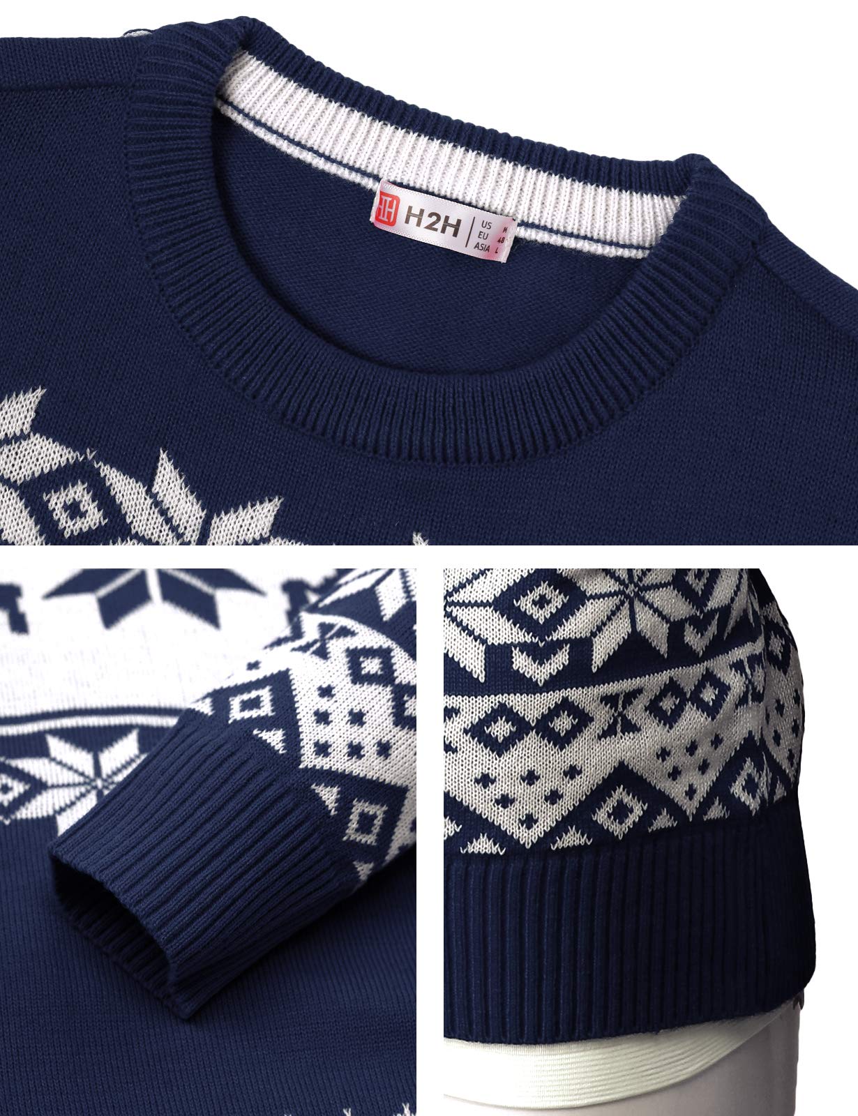 Men's Slim Fit Knitted Christmas Sweater - Casual Holiday Party Pullover for Xmas, Winter & Family Gatherings - Cozy Festive Fashion for Office Parties & Gift Exchanges