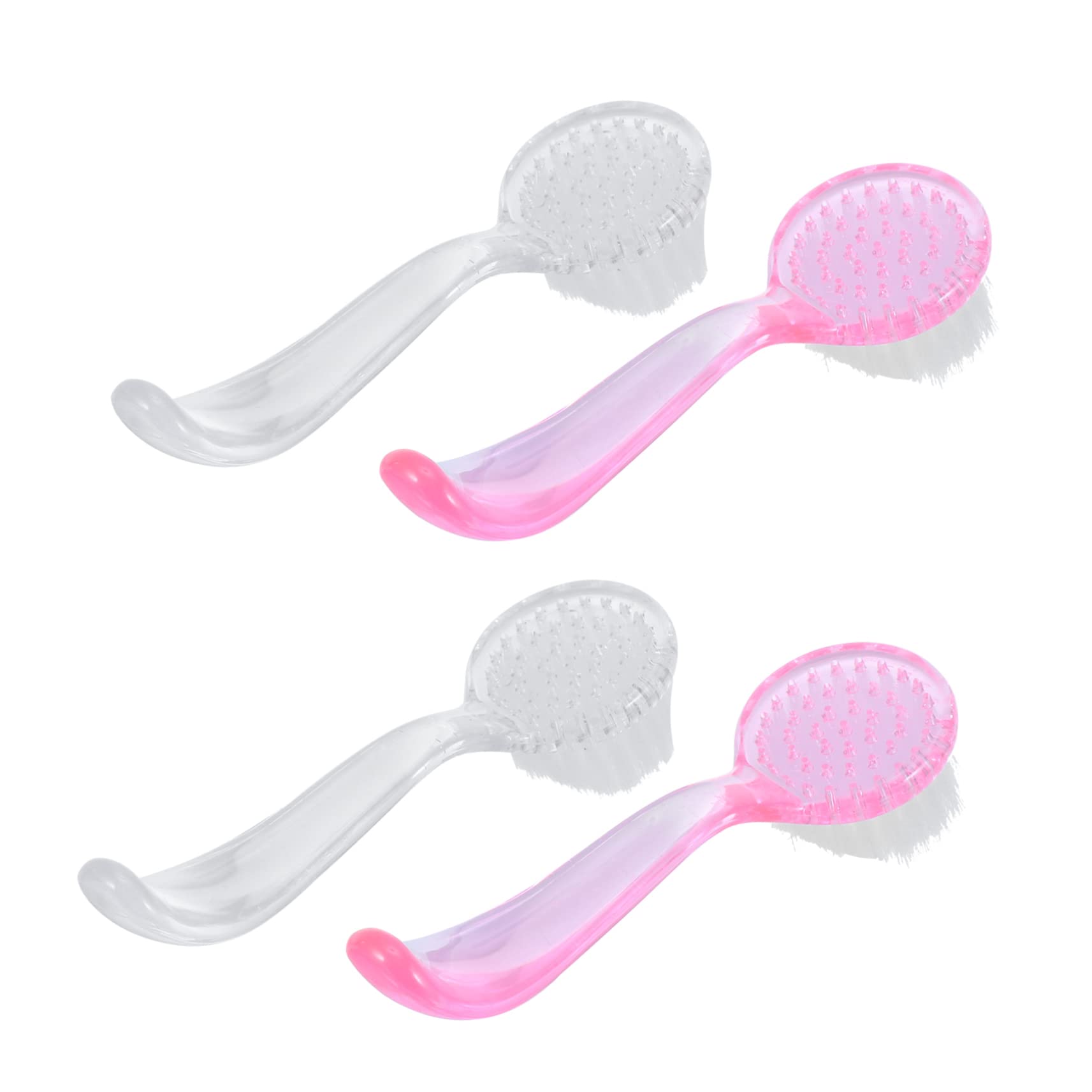 Healeved Nail Brush Set - 4pcs Dust & Cleaning Scrubber for Acrylic Nails, Nail Art & Pedicure | Perfect for Salon Professionals & DIY Manicures at Home