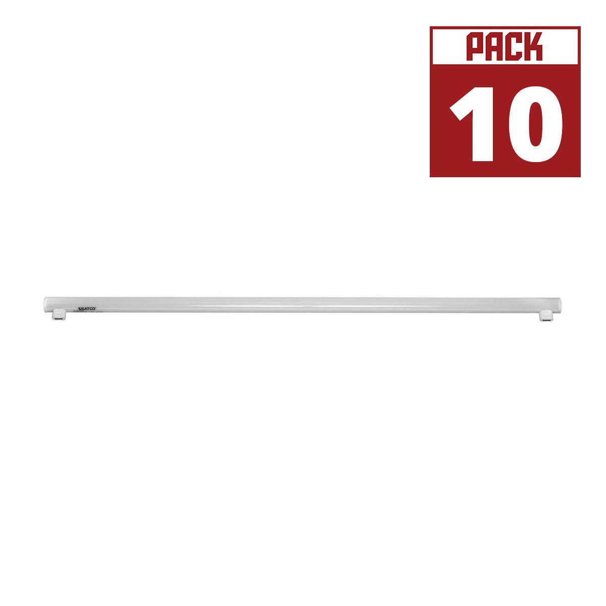 40 Inch LED T10 Linear Tube Light - 13W 1000 Lumens 2700K Warm White - S14S Base 120V - Perfect for Garage, Workshop, Office & Commercial Lighting