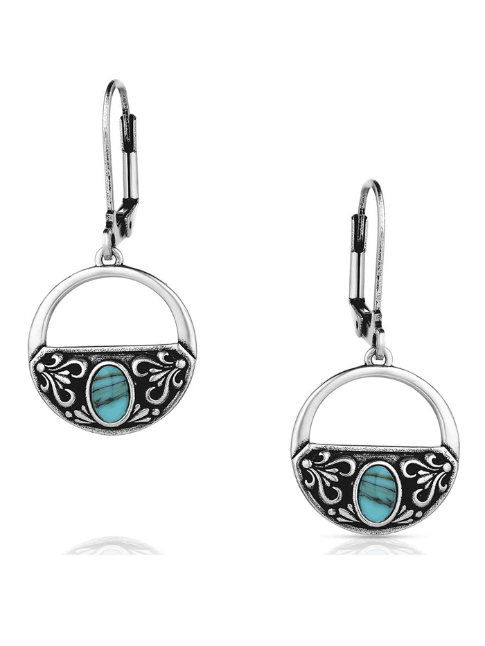 Montana Silversmiths ER5869 Women's Treasured Embrace Earrings - Sterling Silver Dangle Earrings for Everyday Wear & Special Occasions