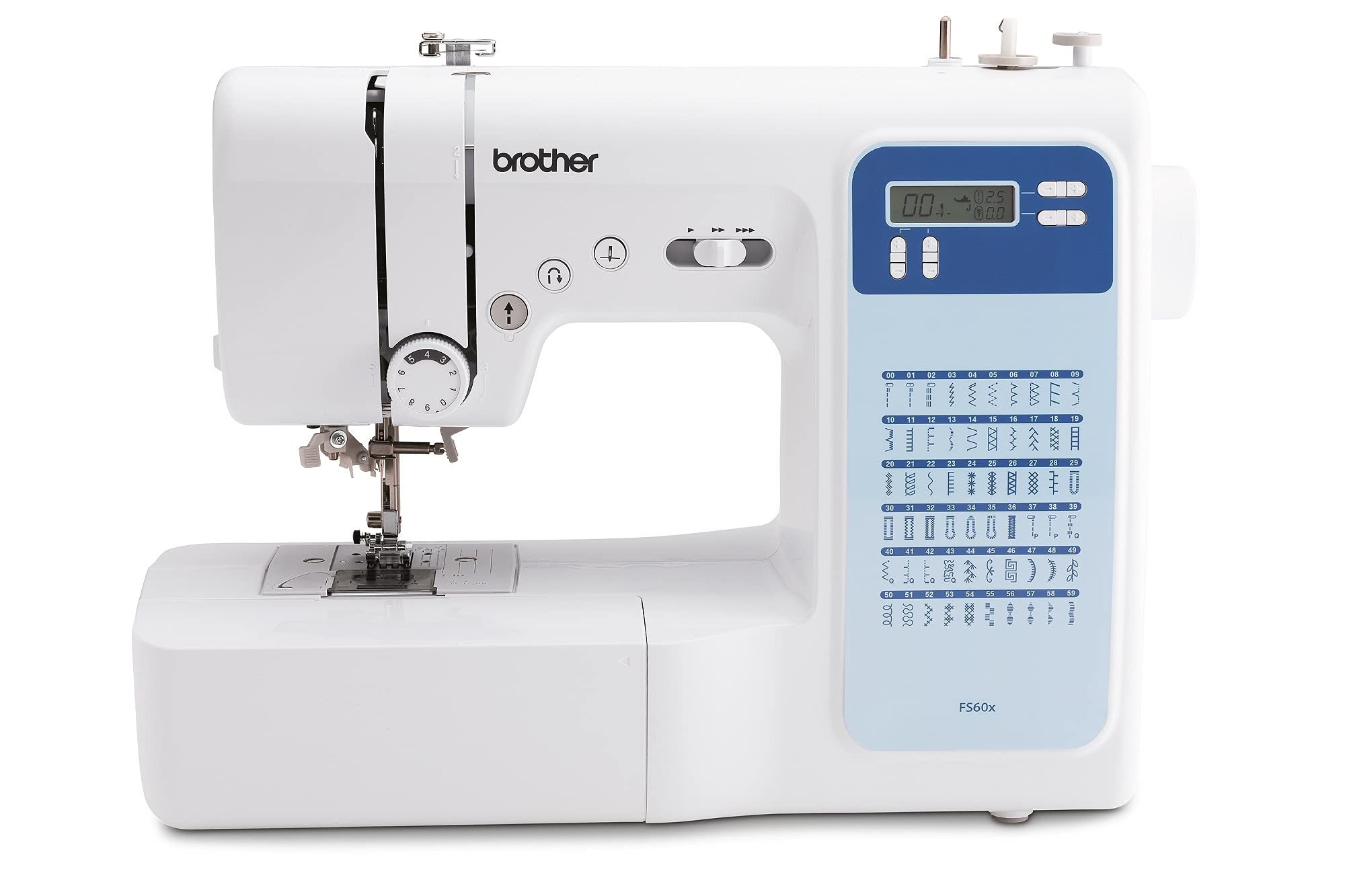 Brother FS60X Sewing Machine for Beginners & Professionals - Heavy Duty Home & Commercial Use for Quilting, Dressmaking & DIY Projects