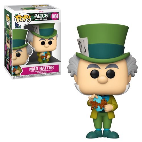 Disney Alice In Wonderland 70th Anniversary Pop! Vinyl Figure - Mad Hatter Collectible [1060] - Perfect for Disney Fans, Movie Collectors & Home Decor