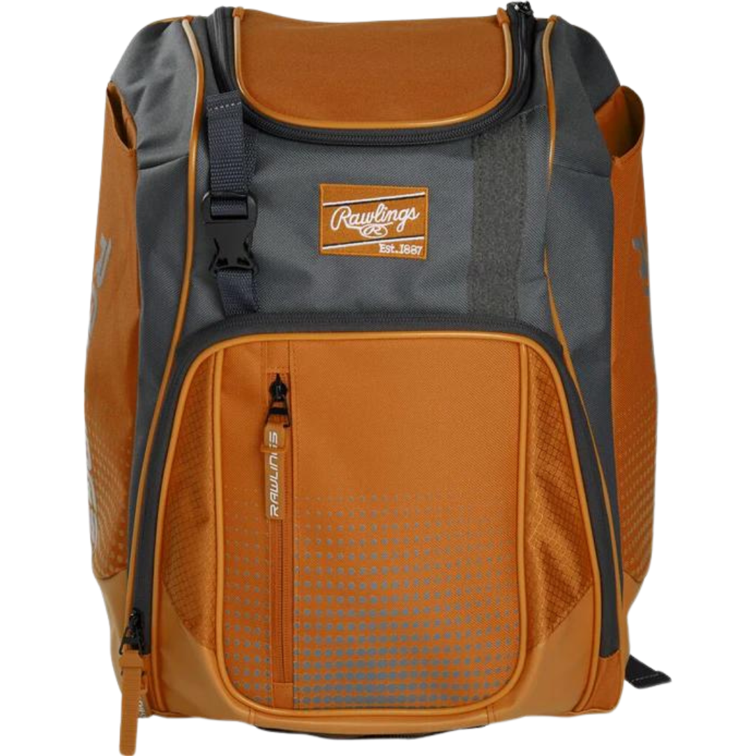 Rawlings Franchise Backpack - Durable Baseball Backpack for Players & Coaches - Perfect for Sports Gear, School & Travel