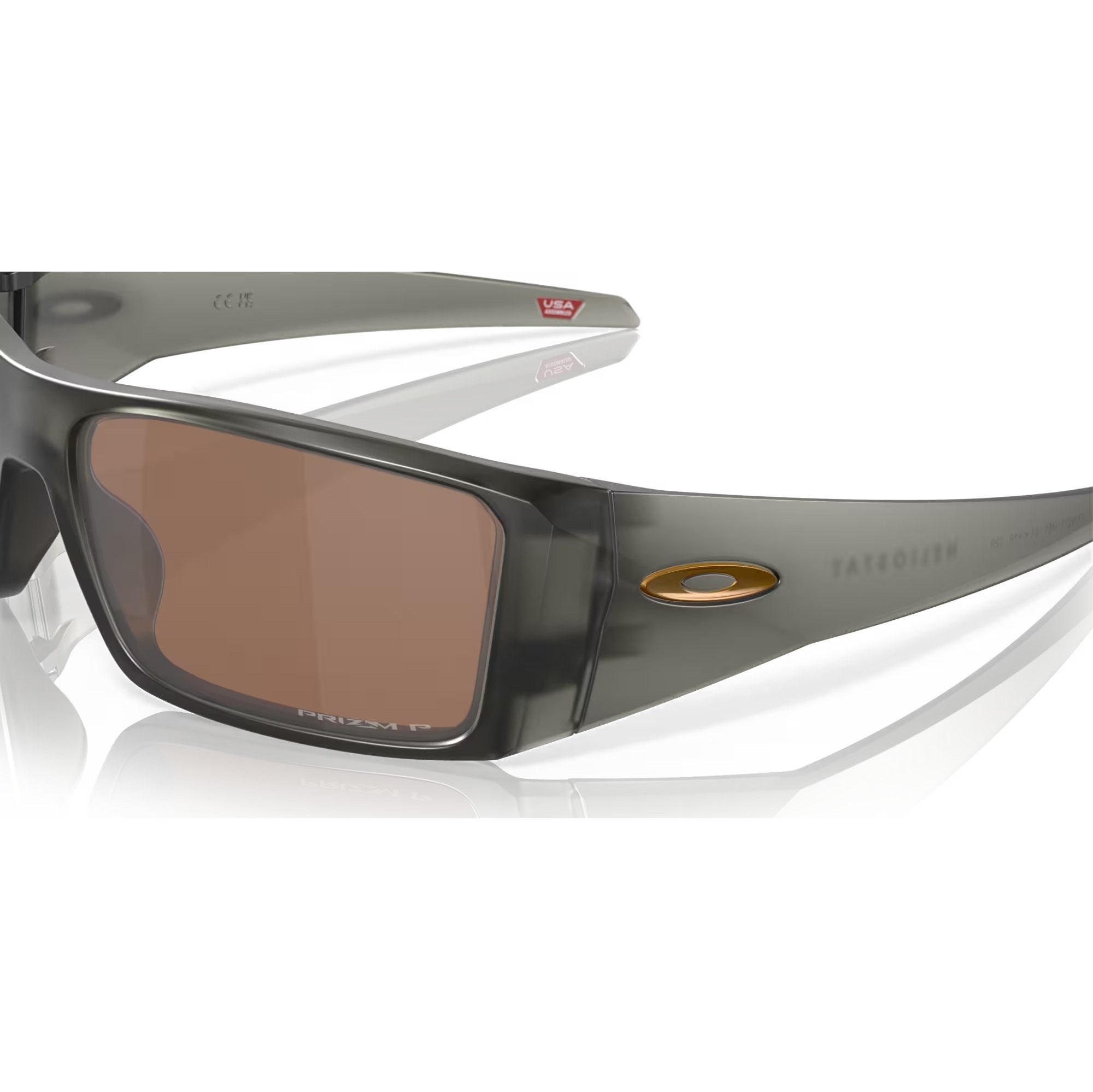 Oakley Heliostat Sunglasses - Matte Grey Smoke Lens - Polarized UV Protection - for Running, Cycling & Outdoor Sports