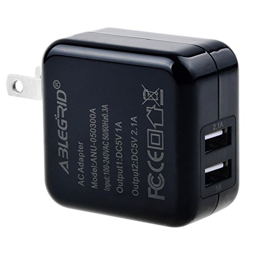 ABLEGRID AC-DC Adapter Charger for QFX BT-137 Rechargeable Bluetooth Speaker - Replacement Power Supply Cord for Home, Office & Travel Use