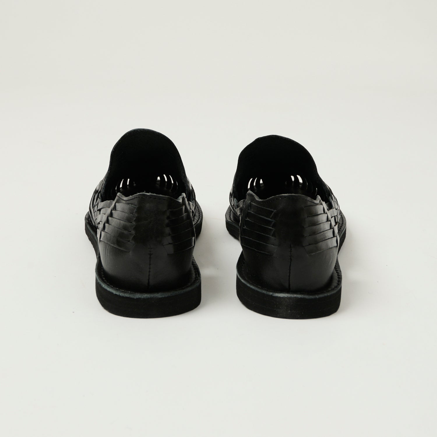 Chamula Cancun Woven Huarache Shoes for Women - Comfortable Mexican Sandals in Black | Perfect for Beach, Vacation & Summer Outfits