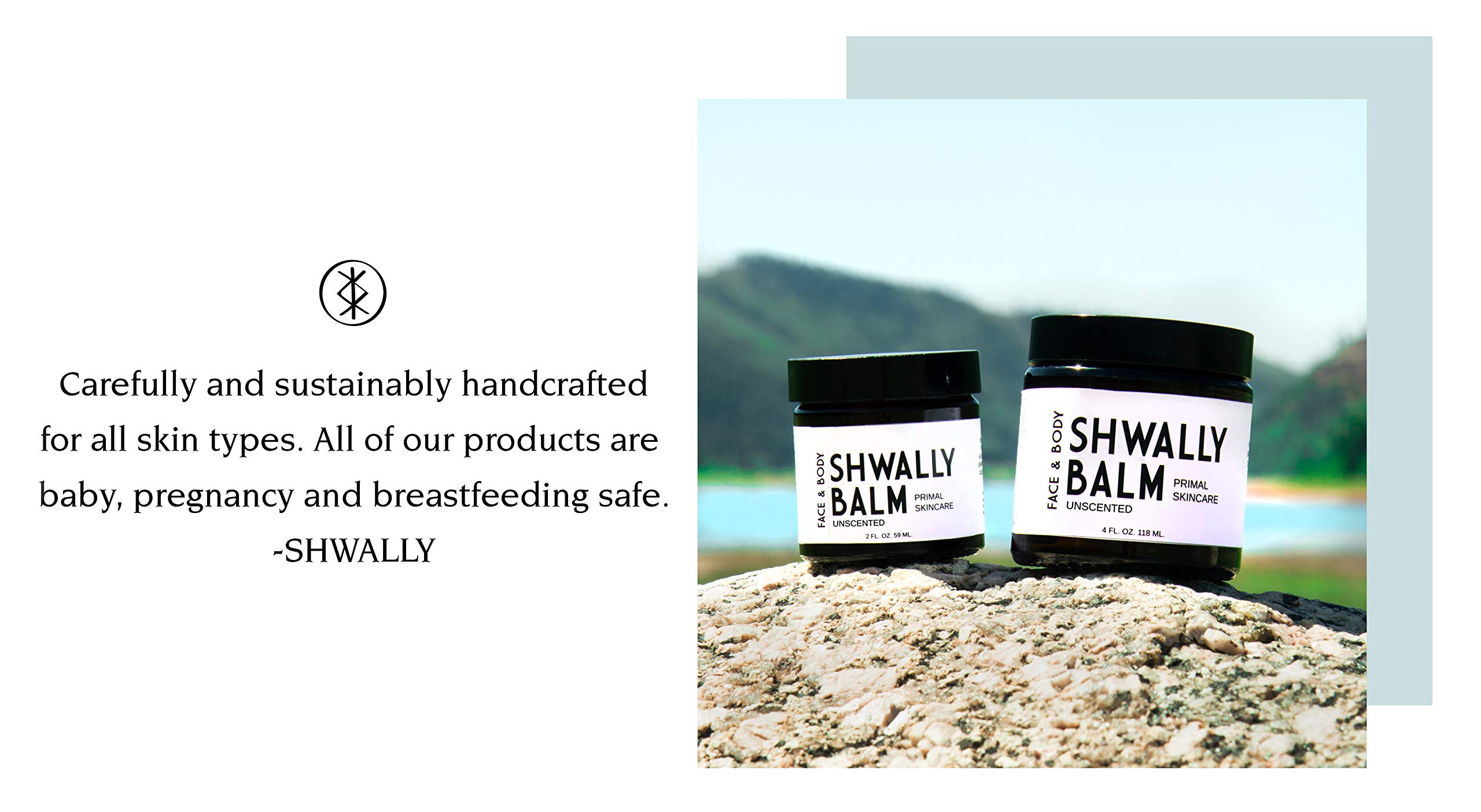 Tallow & Squalane Non-Comedogenic Face Balm - 100% Grass-Fed Tallow Moisturizer with Squalane & Calendula Flowers for Soft, Smooth Skin - 2 Oz (Mild Geranium Rose + Lavender) - Perfect for Dry Skin Care & Nighttime Hydration Routine