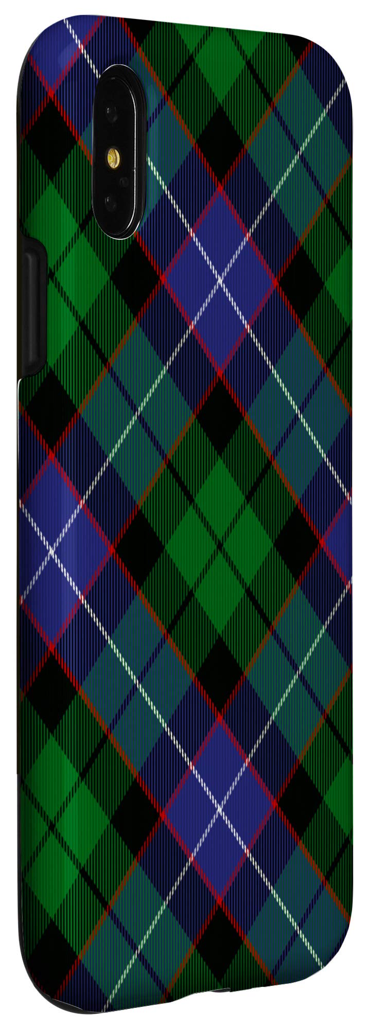 iPhone X/XS Protective Case - Premium Scottish Galbraith Tartan Plaid Design | Durable Slim Fit Cover for Everyday Use & Travel
