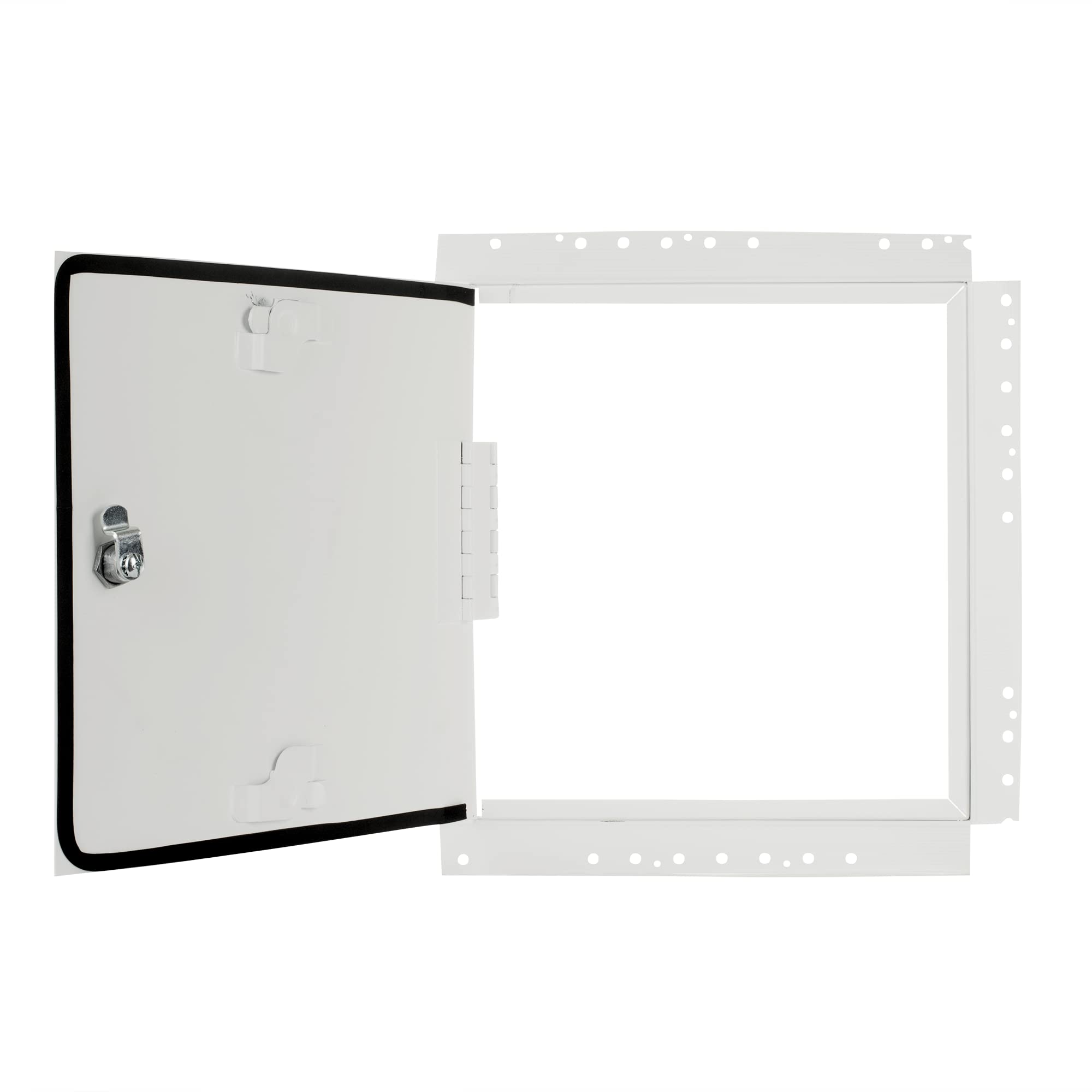GB 4000 Drywall Bead Tape-in Mud-in Non-Exposed Flange Metal Access Door - 18x18 Inch with Neoprene Gasket & Keyed Cylinder Lock - Made in USA - Perfect for Walls and Ceilings in Residential & Commercial Construction