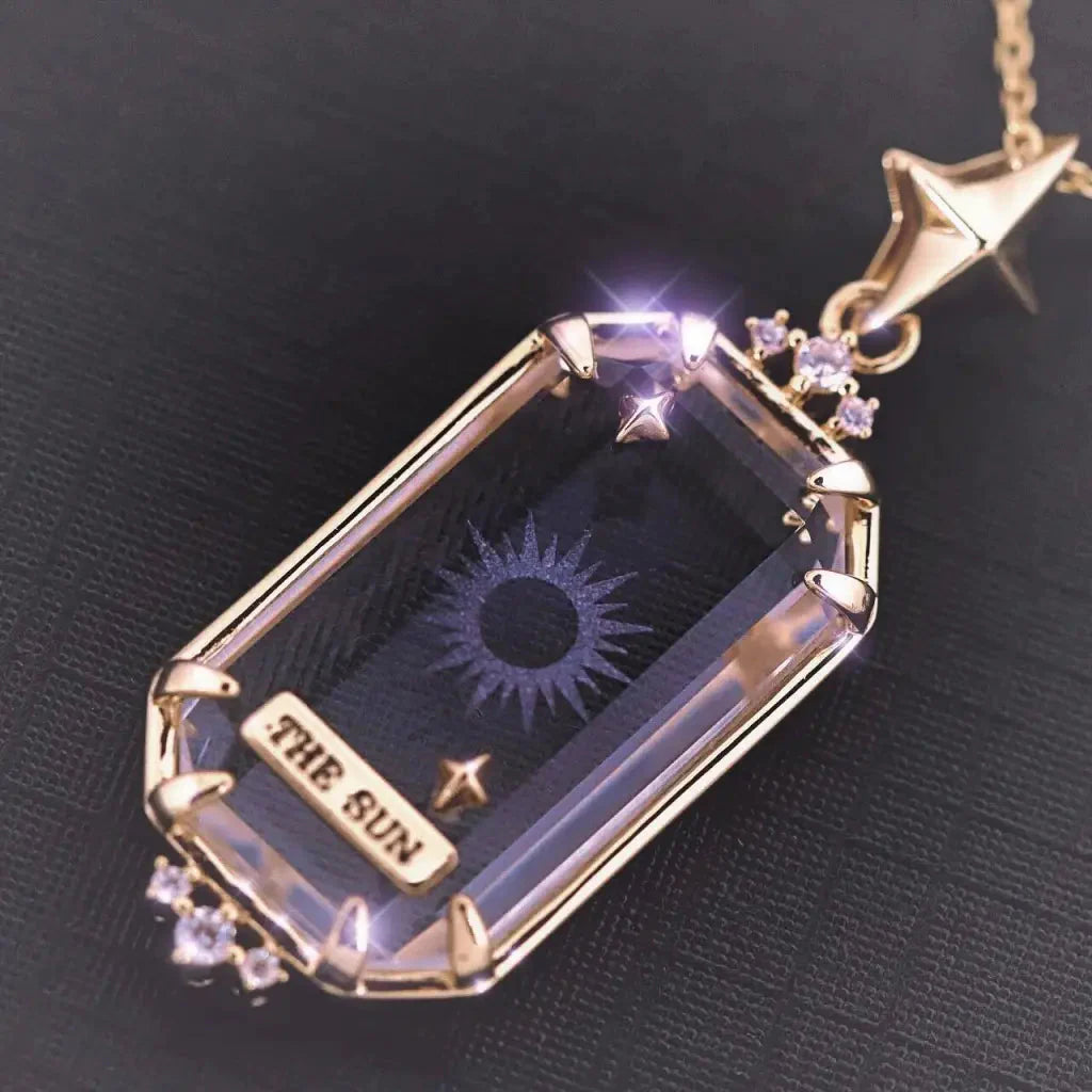 Authentic Tarot Pendants for Women - Handmade Mystical Jewelry for Spiritual Protection & Divination | Perfect for Wiccan Rituals, Meditation & Gift Giving
