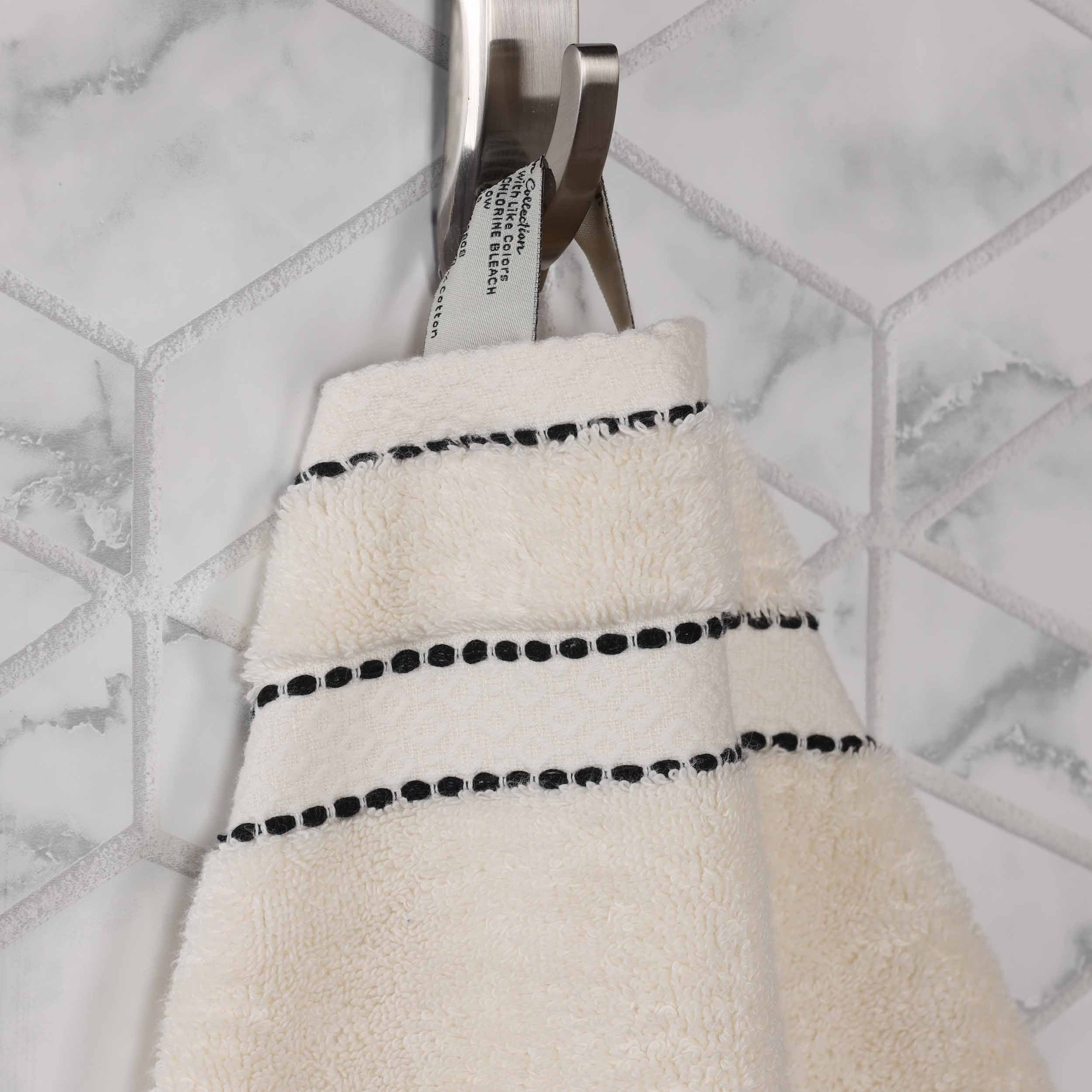 Premium 9-Piece Giza Cotton Towel Set - Ultra Absorbent, Soft & Luxurious Egyptian Dobby Weave - Perfect for Bath, Spa & Guest Bathrooms