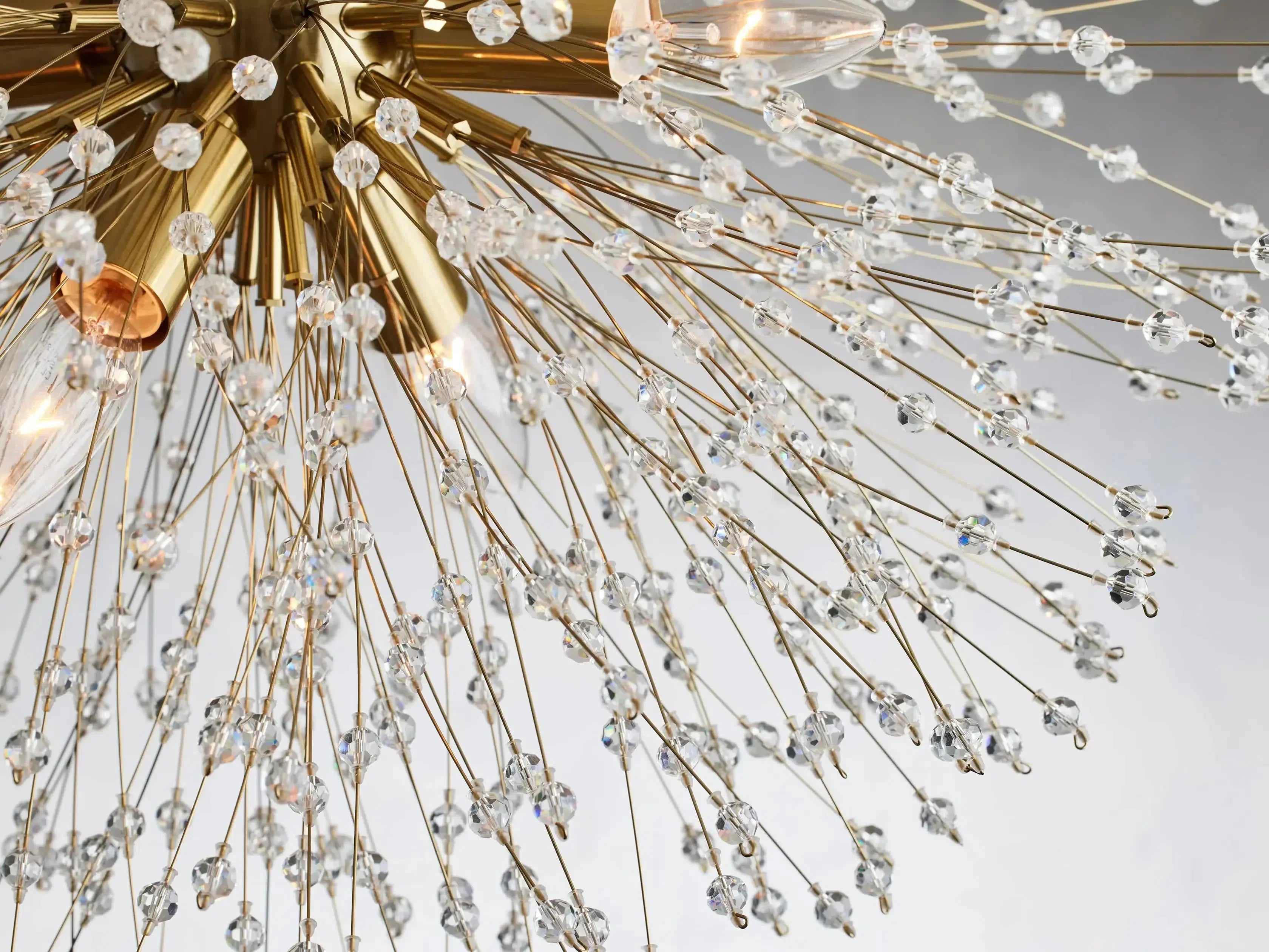 Dandelion Flush Mount Ceiling Light - Modern Floral Design for Bedroom, Living Room & Kitchen Lighting