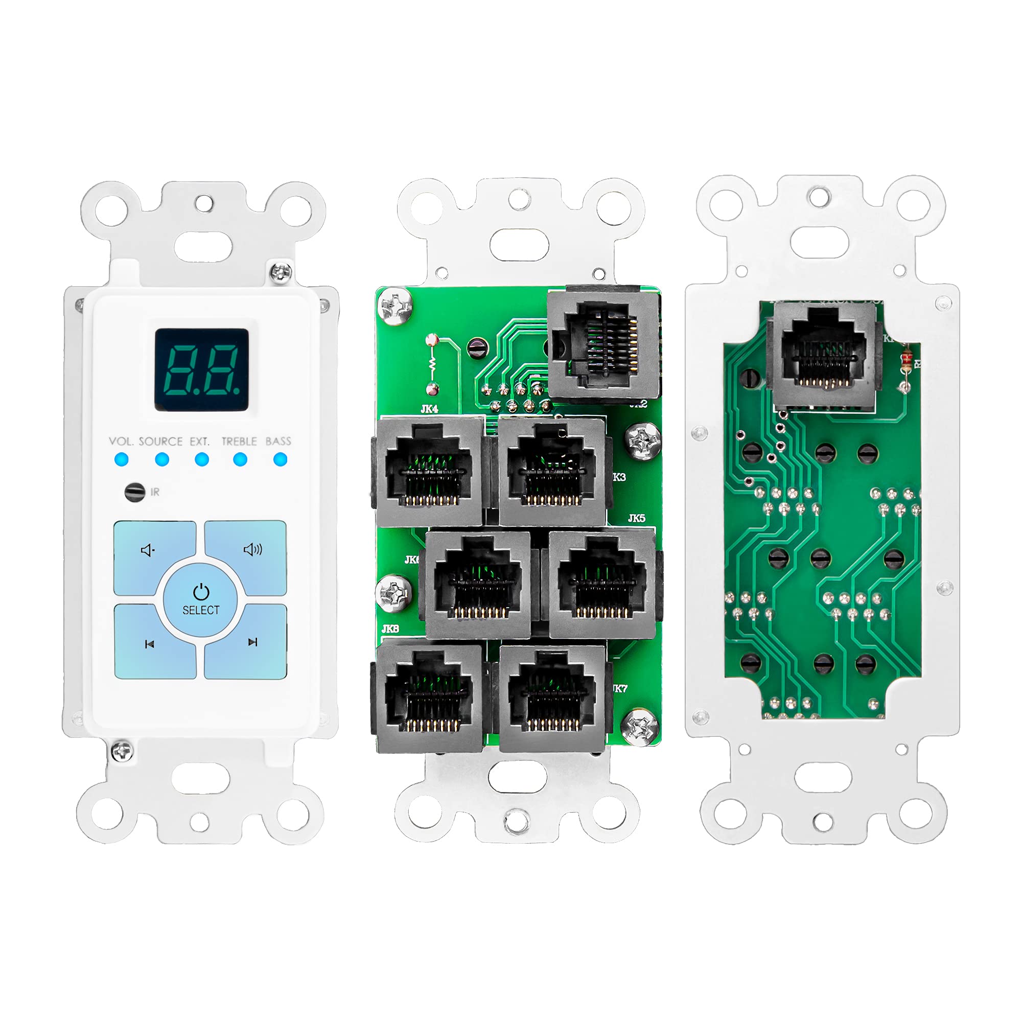 OSD Optional Control Keypad Kit with IR Receivers for Nero Max12 Multi-Channel Amplifier - Home Theater & Audio System Remote Control Accessory