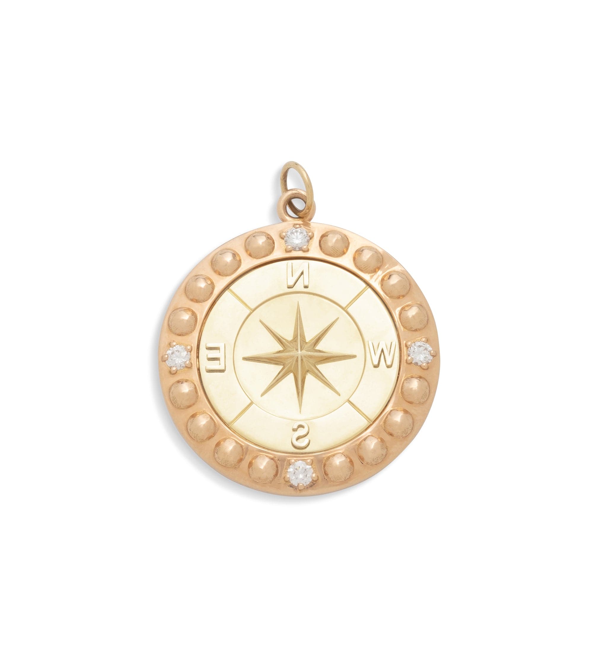Internal Compass: Large Medallion for Outdoor Adventures & Spiritual Guidance | Perfect for Hiking, Camping & Meditation