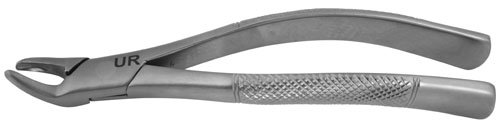 Osung FXLUR Dental Extraction Forceps - Upper Right Lingual Short for Tooth Removal - Perfect for Dentists, Oral Surgeons & Dental Clinics