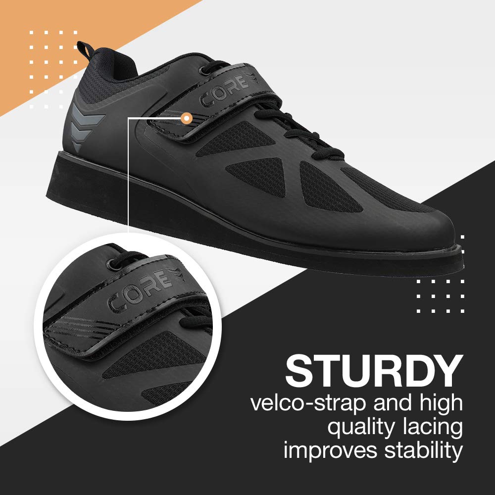 Premium Weightlifting Shoes for Men & Women - Powerlifting, Deadlift & Crossfit Gym Shoes with 0.67
