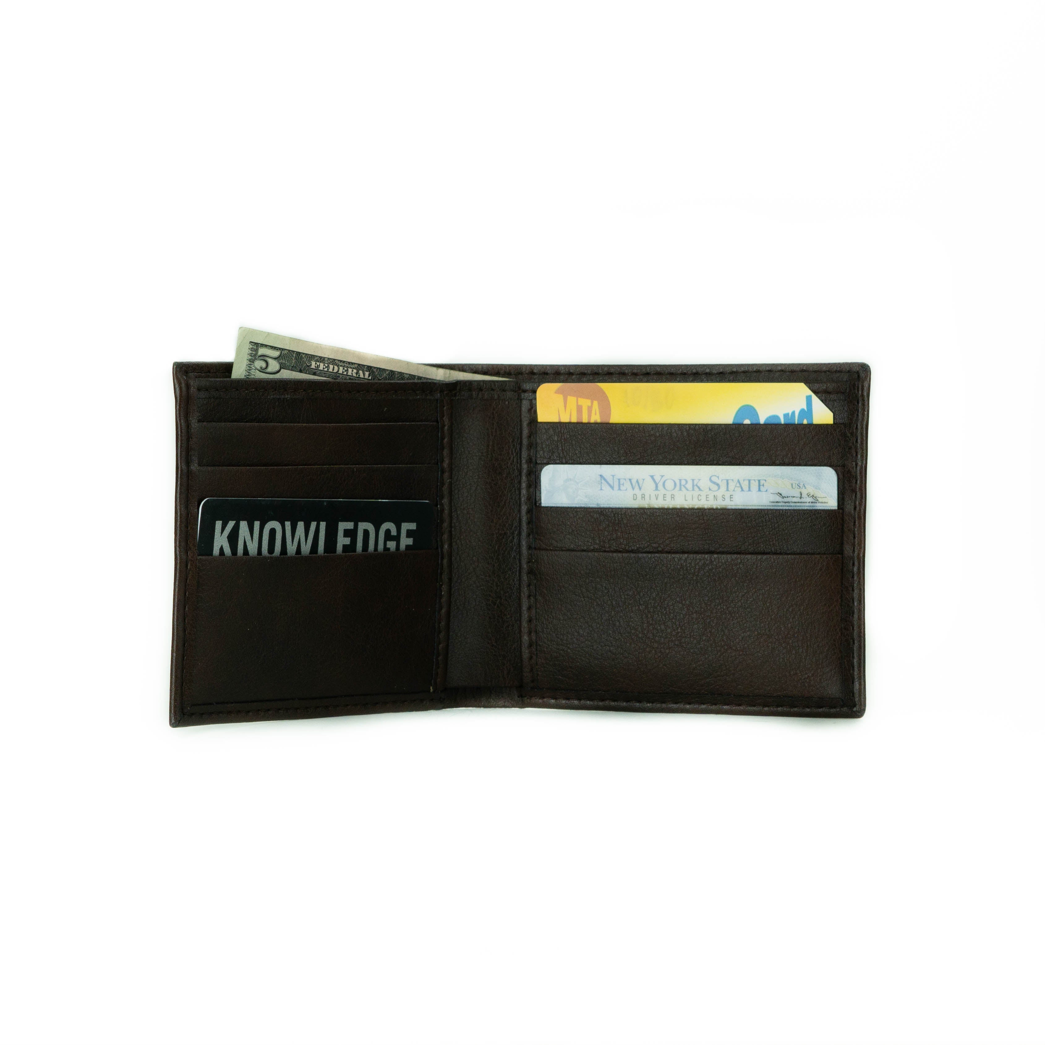 Premium Novacas Brown Decker Wallet - Slim RFID Blocking Leather Wallet for Men - Perfect for Travel, Business & Everyday Use