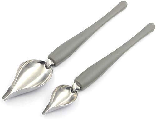 Professional Stainless Steel Culinary Drawing & Decorating Spoon Set - Precision Sauce Painting & Coffee Art Tools for Chefs - Perfect for Halloween, Christmas Parties & DIY Dessert Decorating