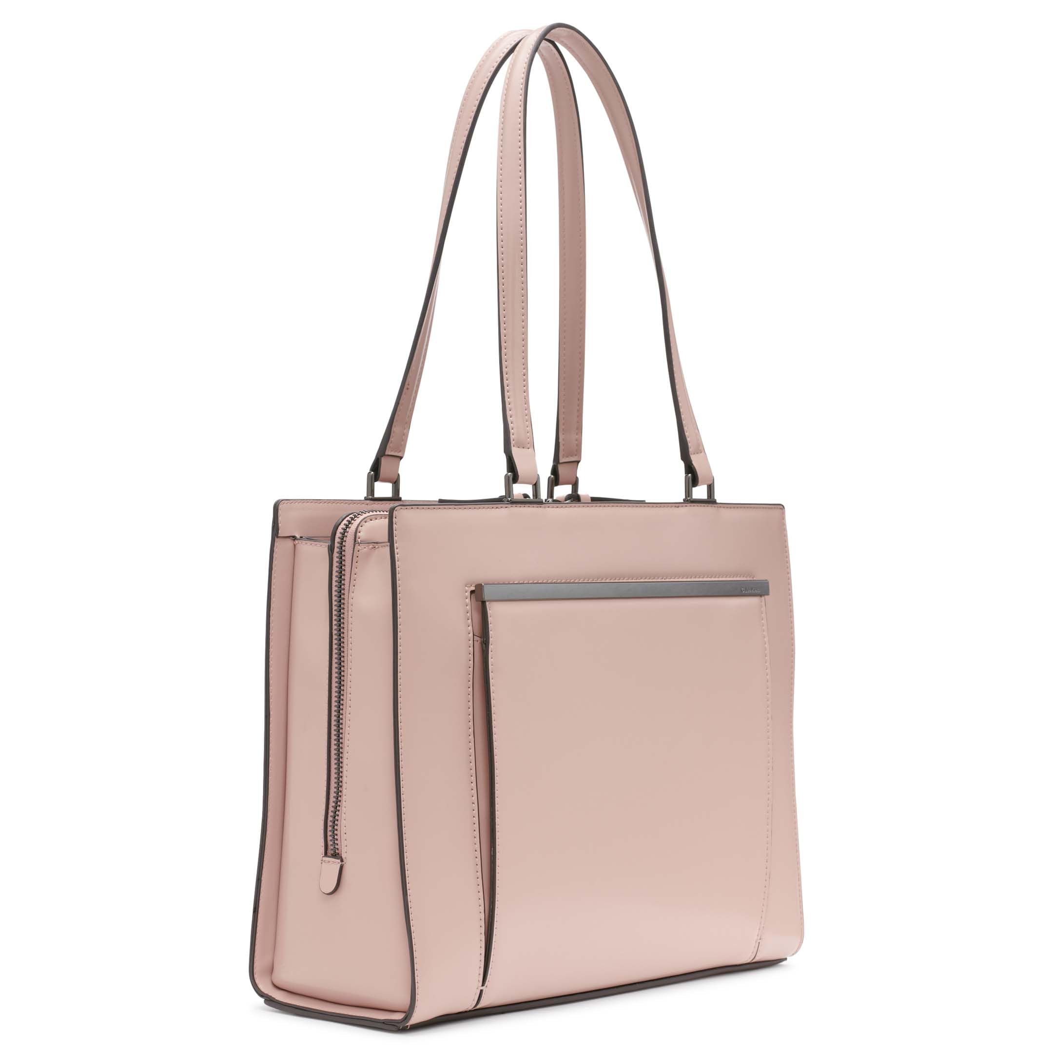 Calvin Klein Astrid Triple Compartment Organizational Tote Bag for Women - Spacious Work Tote with Multiple Pockets - Perfect for Office, Travel & Daily Commute