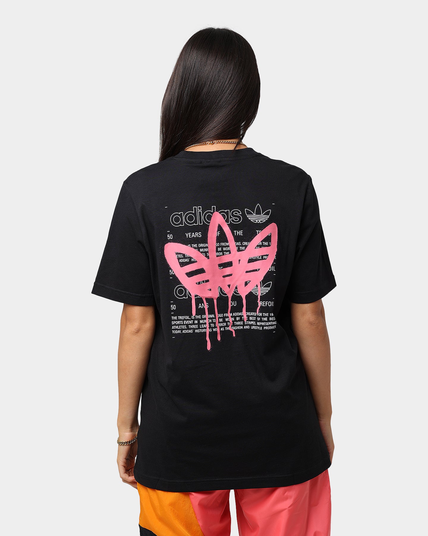 Adidas Originals Behind T-Shirt for Men - Black/Turbo Color - Casual Streetwear & Athletic Style - Perfect for Gym, Workout, and Everyday Wear