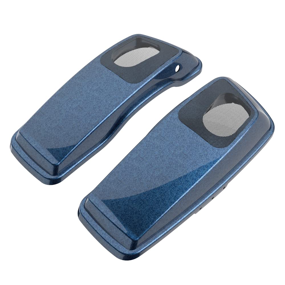 Premium 6X9 Saddlebag Speaker Lids for 2014+ Harley Davidson Touring Bikes - Color Matched Replacement Covers - Perfect for Road Trips & Music Lovers